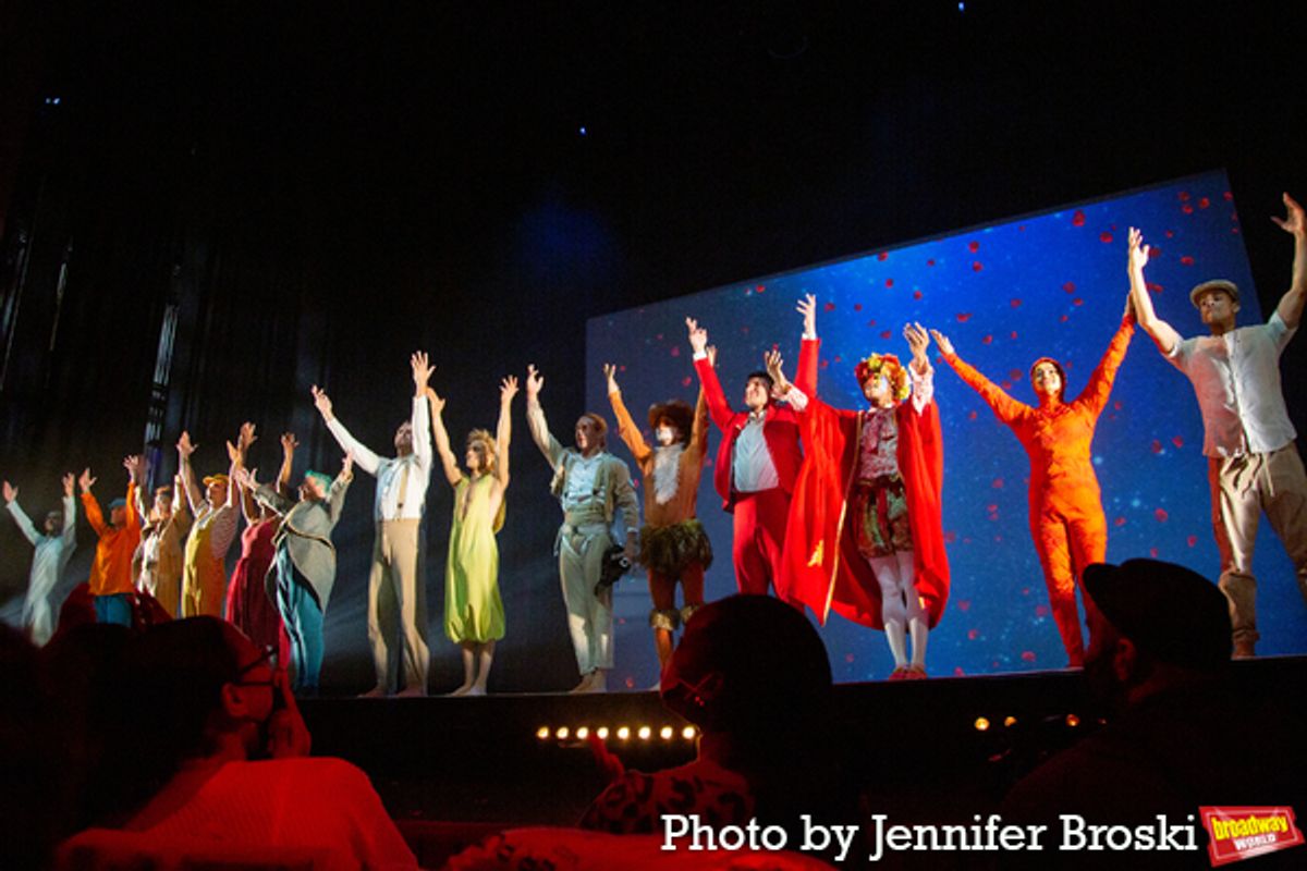 The cast of THE LITTLE PRINCE at Photos: THE LITTLE PRINCE Takes Opening Night Bows