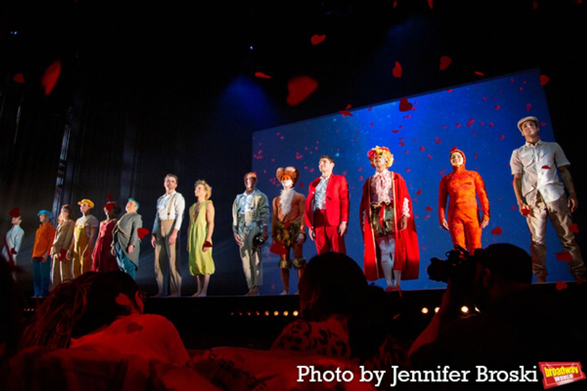 The cast of THE LITTLE PRINCE at Photos: THE LITTLE PRINCE Takes Opening Night Bows