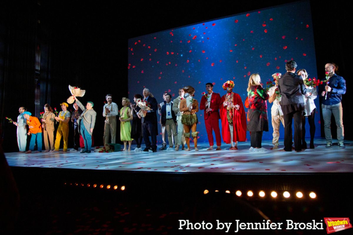 The cast of THE LITTLE PRINCE at Photos: THE LITTLE PRINCE Takes Opening Night Bows