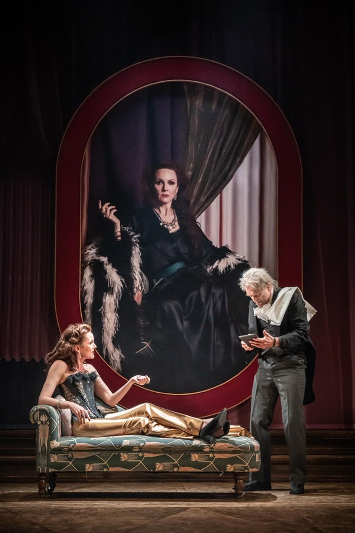 Rachael Stirling and Henry Everett  at 