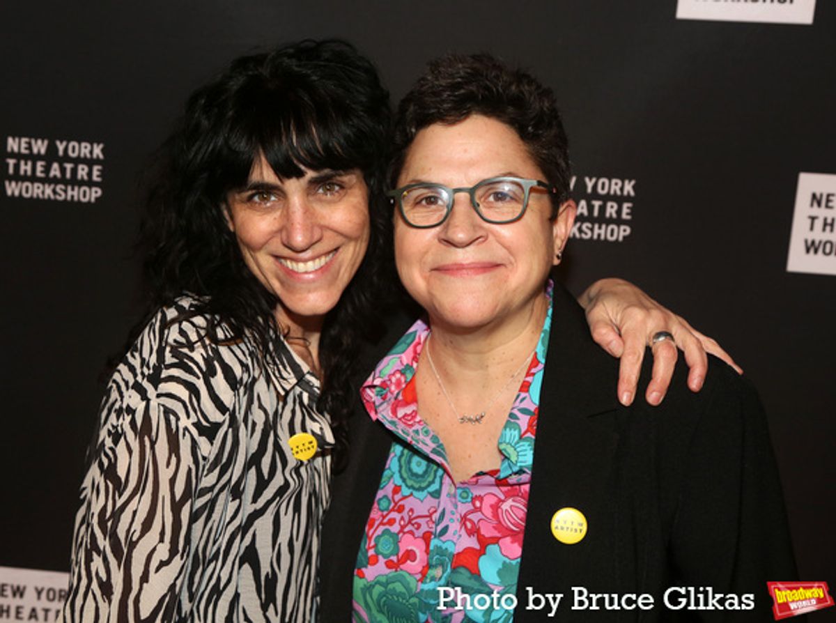 Leigh Silverman and Martha Donaldson at 