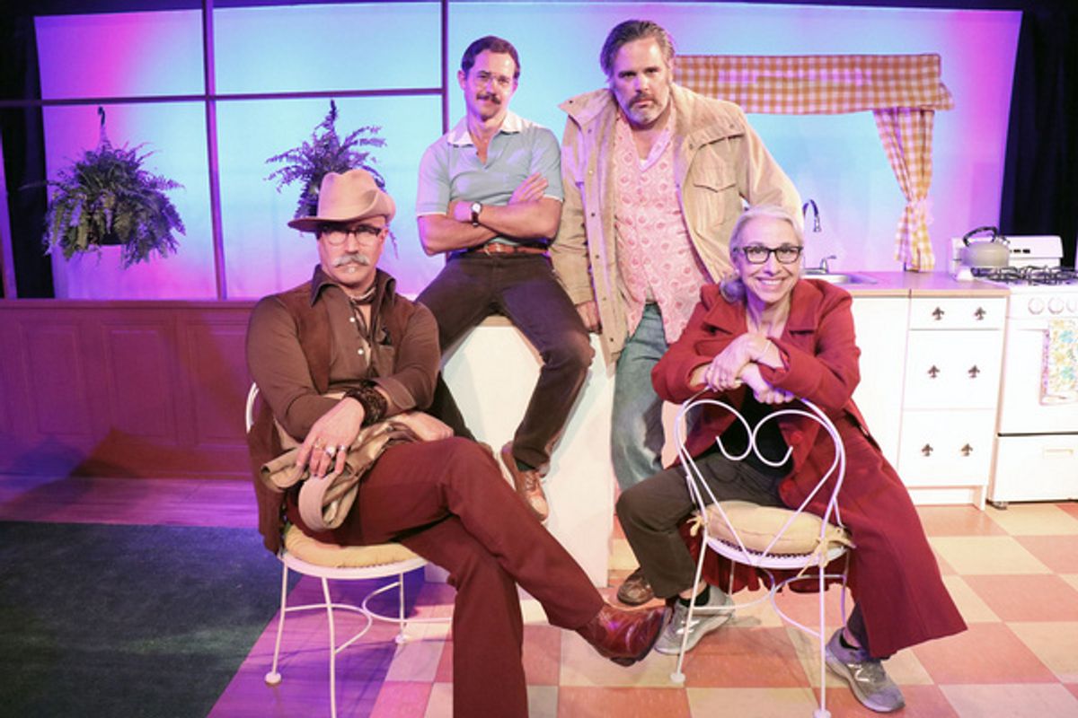 The cast of True West at Photos: The Group Rep Presents Sam Shepard's TRUE WEST