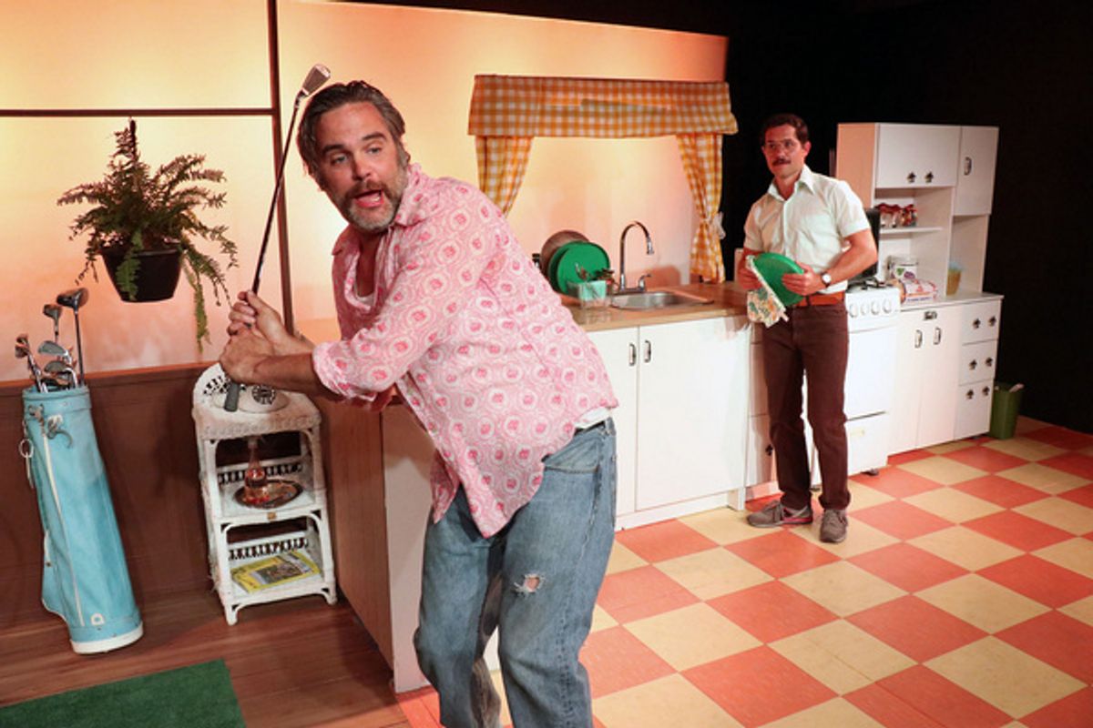 The cast of True West at Photos: The Group Rep Presents Sam Shepard's TRUE WEST