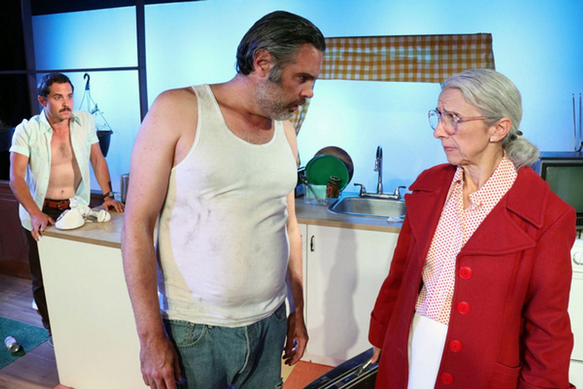 The cast of True West at Photos: The Group Rep Presents Sam Shepard's TRUE WEST