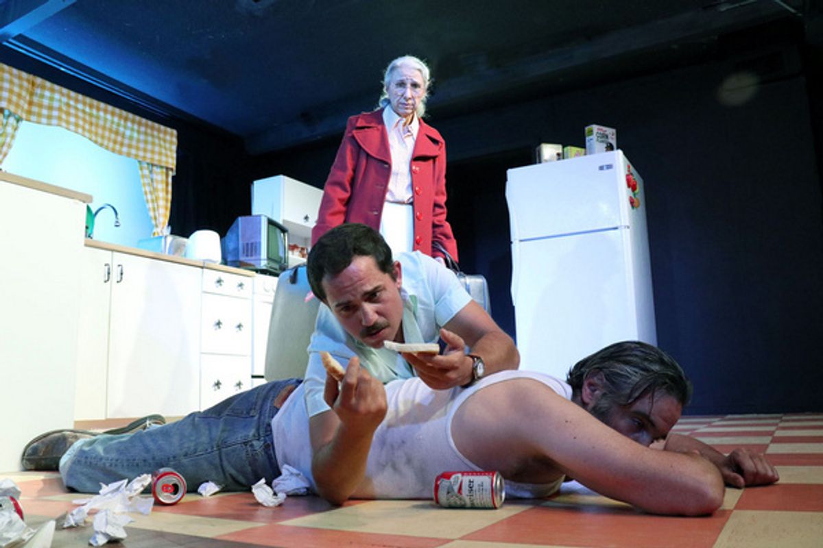 The cast of True West at Photos: The Group Rep Presents Sam Shepard's TRUE WEST