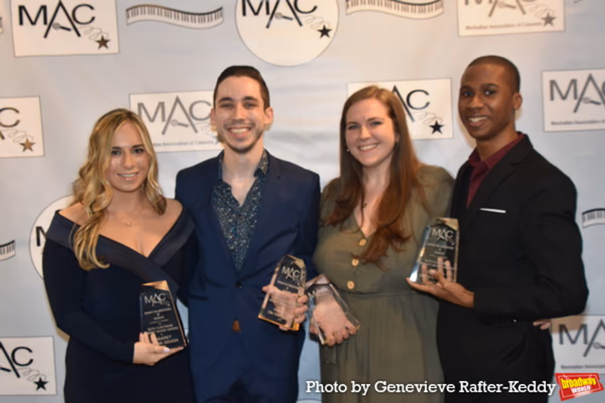 Tori Vitucci, Ian McQueen, Elizabeth Fahshendy and Raynner Garcia at Photos:  On the Red Carpet at the 2022 MAC AWARDS