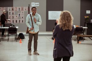Namir Smallwood and Caroline Neff i @ BroadwayWorld Namir Smallwood and Caroline Neff i Photo
