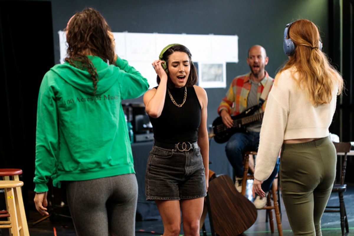 L-R: Marta Rymer, Ana Marcu, Olivia Duvall at 