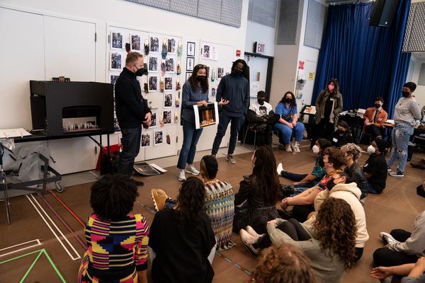 Scenic Designer Scott Pask and Directors
Diane Paulus and Jeffrey L. Page present the Photo