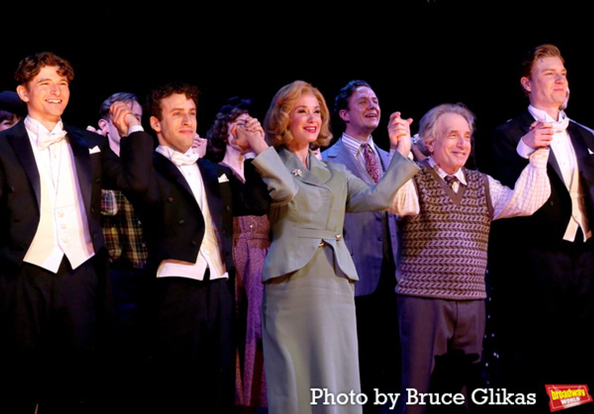 Blake Roman, Danny Kornfeld, Sierra Boggess, Chip Zien, Eric Peters and cast at 