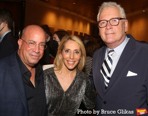 Jeff Zucker, Dana Bash and Book/Lyrics Bruce Sussman Photo