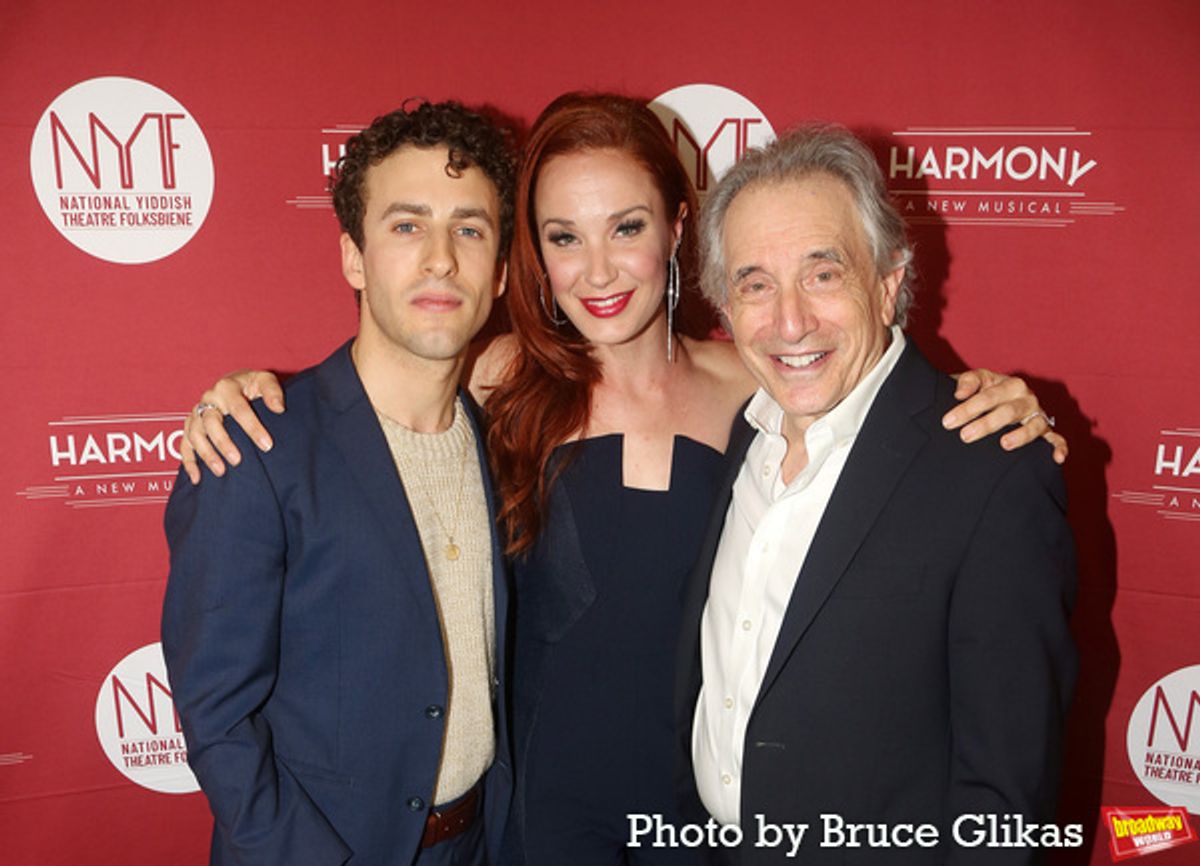 Danny Kornfeld, Sierra Boggess and Chip Zien at 