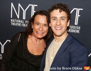 Elise Spialte and son Danny Kornfeld @ BroadwayWorld Elise Spialte and son Danny Kornfeld Photo