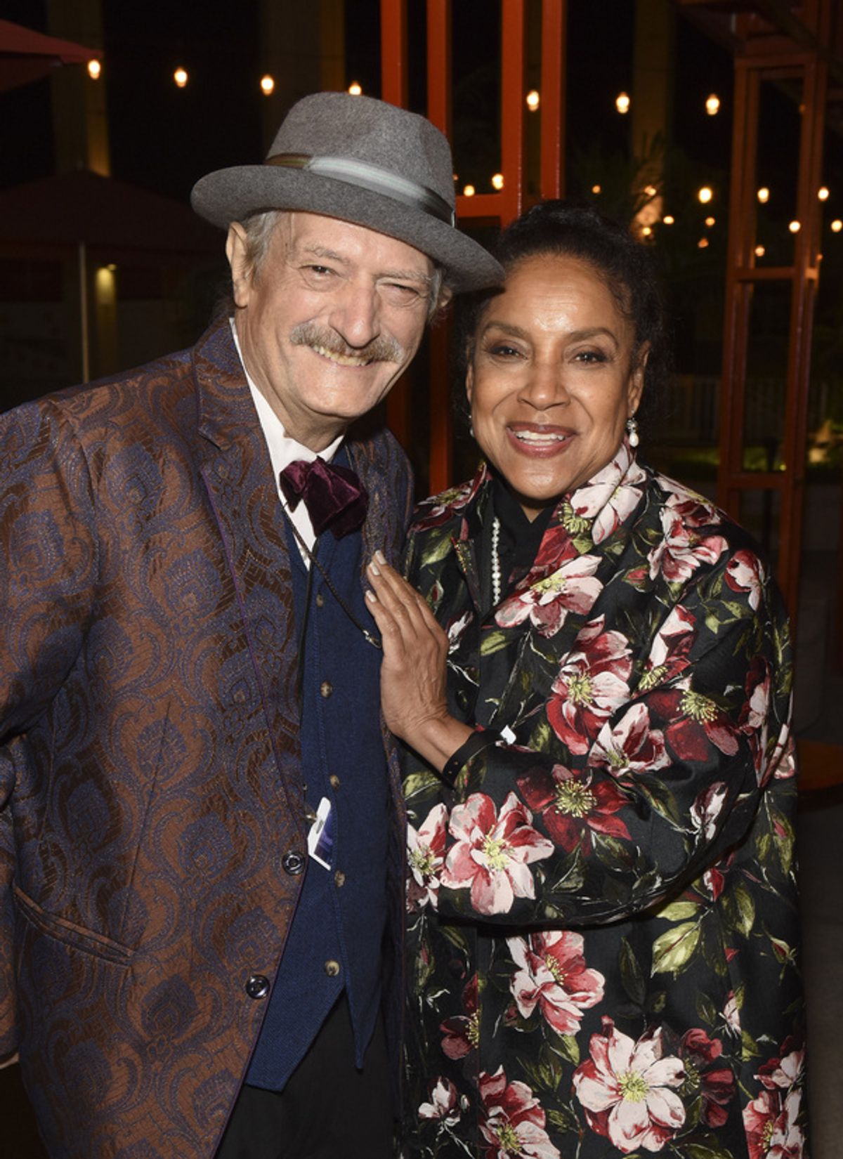From left, scenic designer John Iacovelli and director Phylicia Rashad during the company celebration after the opening night performance of ?Blues for an Alabama Sky? at Center Theatre Group / Mark T at 