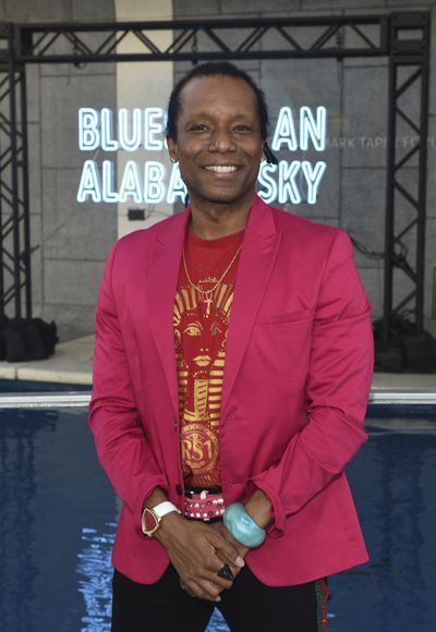Composer Dontae Winslow arrives for the opening night performance of ?Blues for an Al Photo