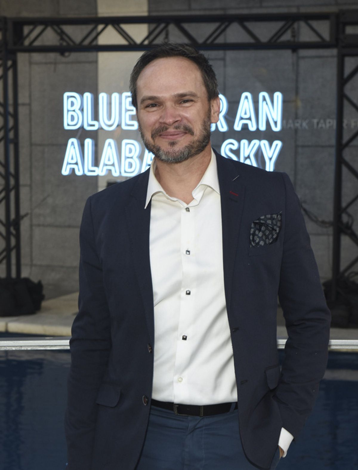 Sound Designer Jeff Gardner arrives for the opening night performance of ?Blues for an Alabama Sky? at Center Theatre Group/Mark Taper Forum on April 13, 2022, in Los Angeles, California. (Photo by Do at 