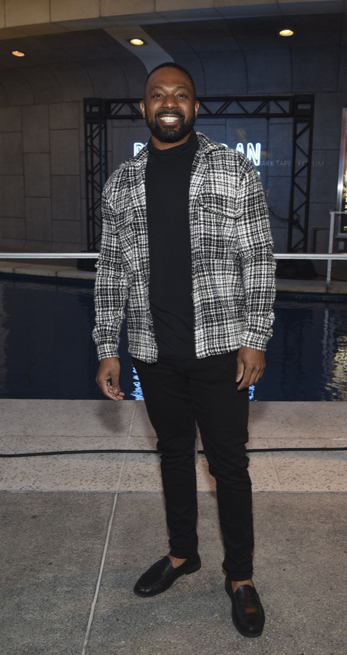 Actor Brian Nelson Jr. arrives for the opening night performance of ?Blues for an Alabama Sky? at Center Theatre Group/Mark Taper Forum on April 13, 2022, in Los Angeles, California. (Photo by Doug Gi at 