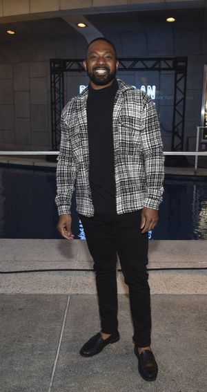 Actor Brian Nelson Jr. arrives for the opening night performance of ?Blues for an Ala Photo