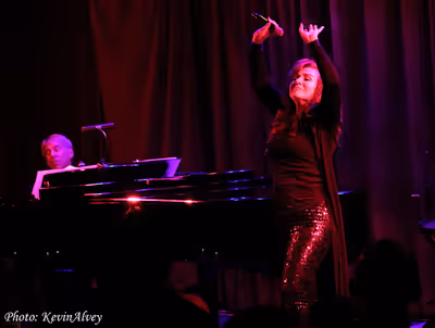 Stephen Schwartz, Debbie Gravitte Photo