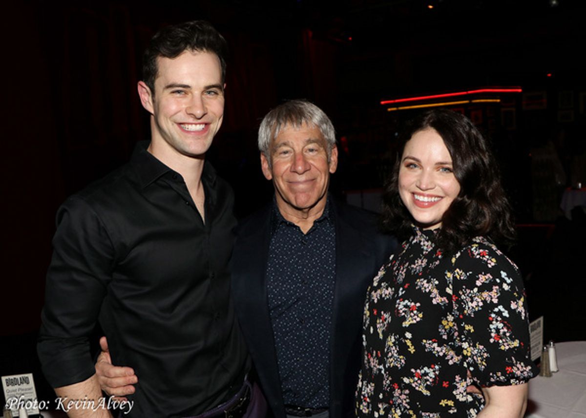 Sam Gravitte, Stephen Schwartz, Lindsay Pearce at 