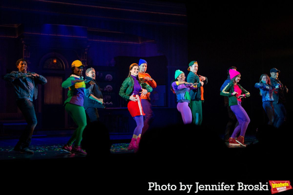 The cast of MRS. DOUBTFIRE at Photos: MRS. DOUBTFIRE Returns To Broadway