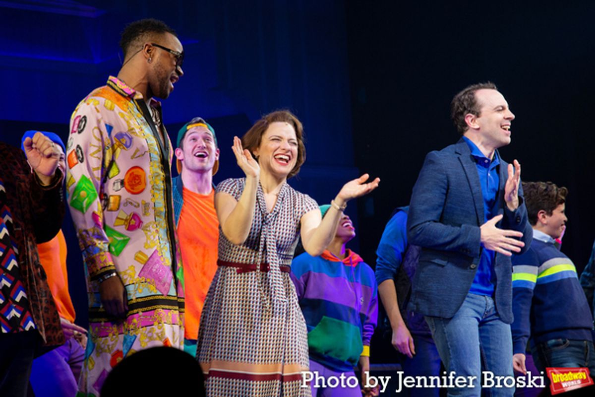 J. Harrison Ghee, Jenn Gambatese, Rob McClure at 