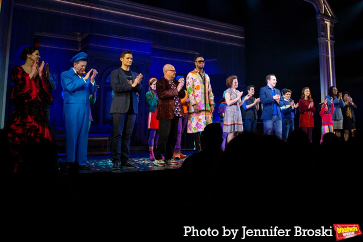 The cast of MRS. DOUBTFIRE at Photos: MRS. DOUBTFIRE Returns To Broadway
