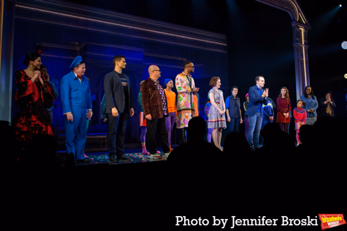 The cast of MRS. DOUBTFIRE at Photos: MRS. DOUBTFIRE Returns To Broadway