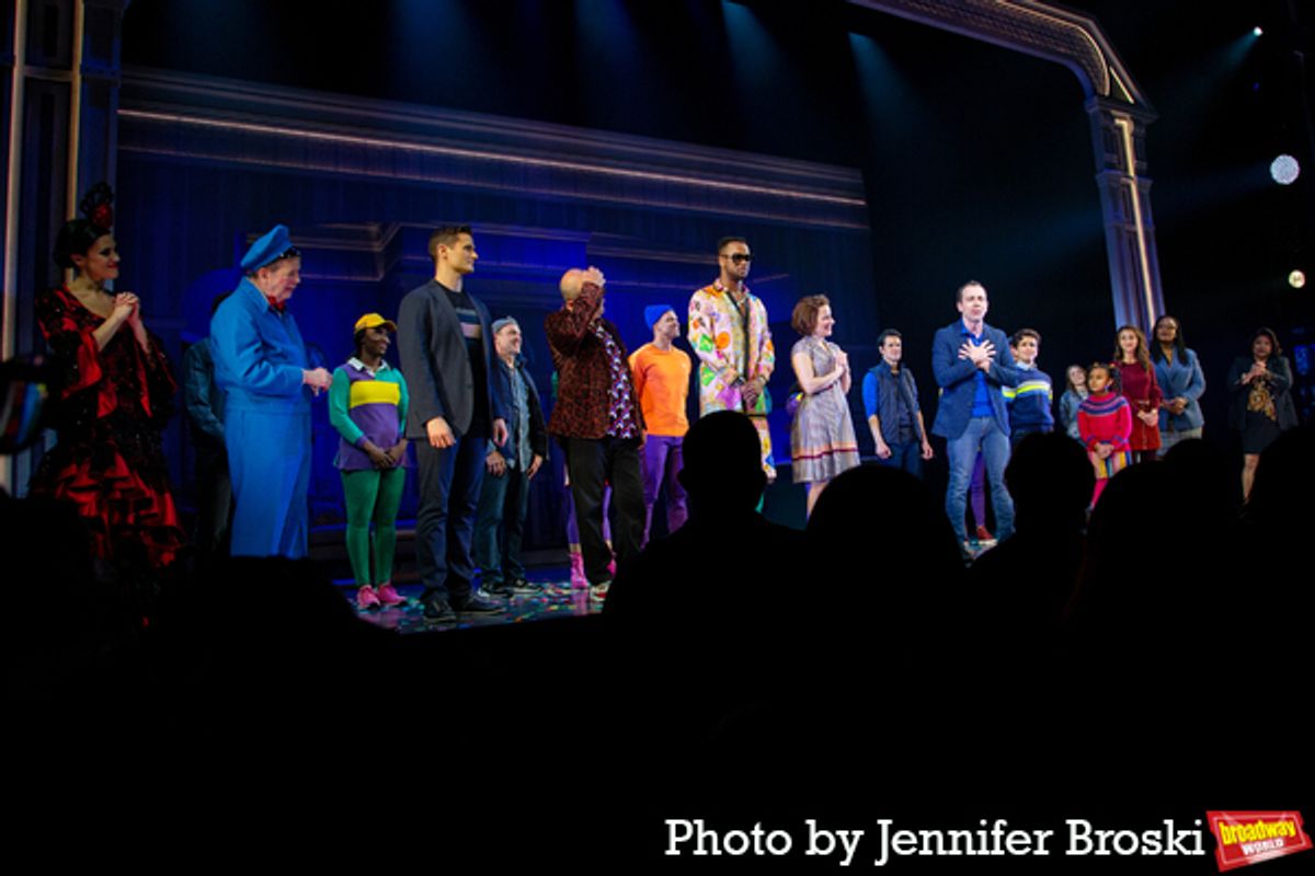 The cast of MRS. DOUBTFIRE at Photos: MRS. DOUBTFIRE Returns To Broadway