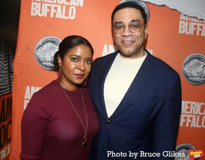 Djena Graves-Lennix and Harry Lennix Photo