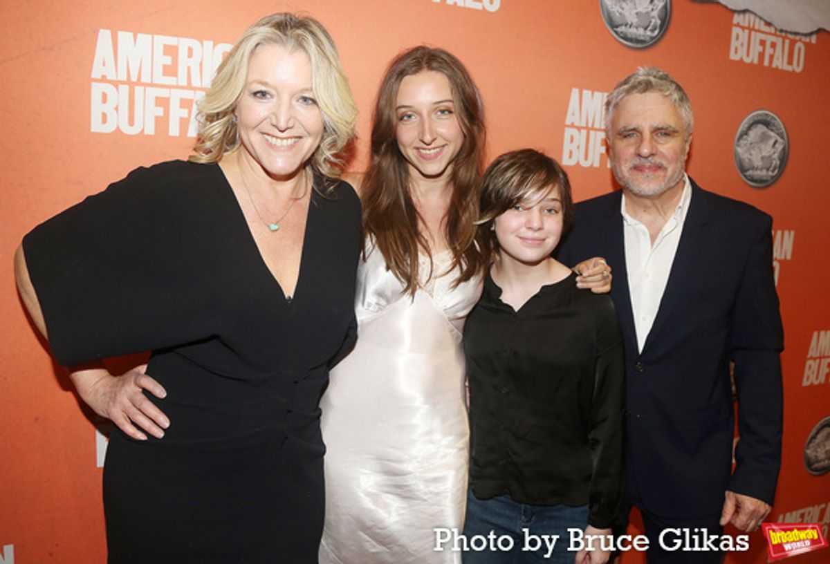 Mary McCann, Director Neil Pepe and Daughters at 