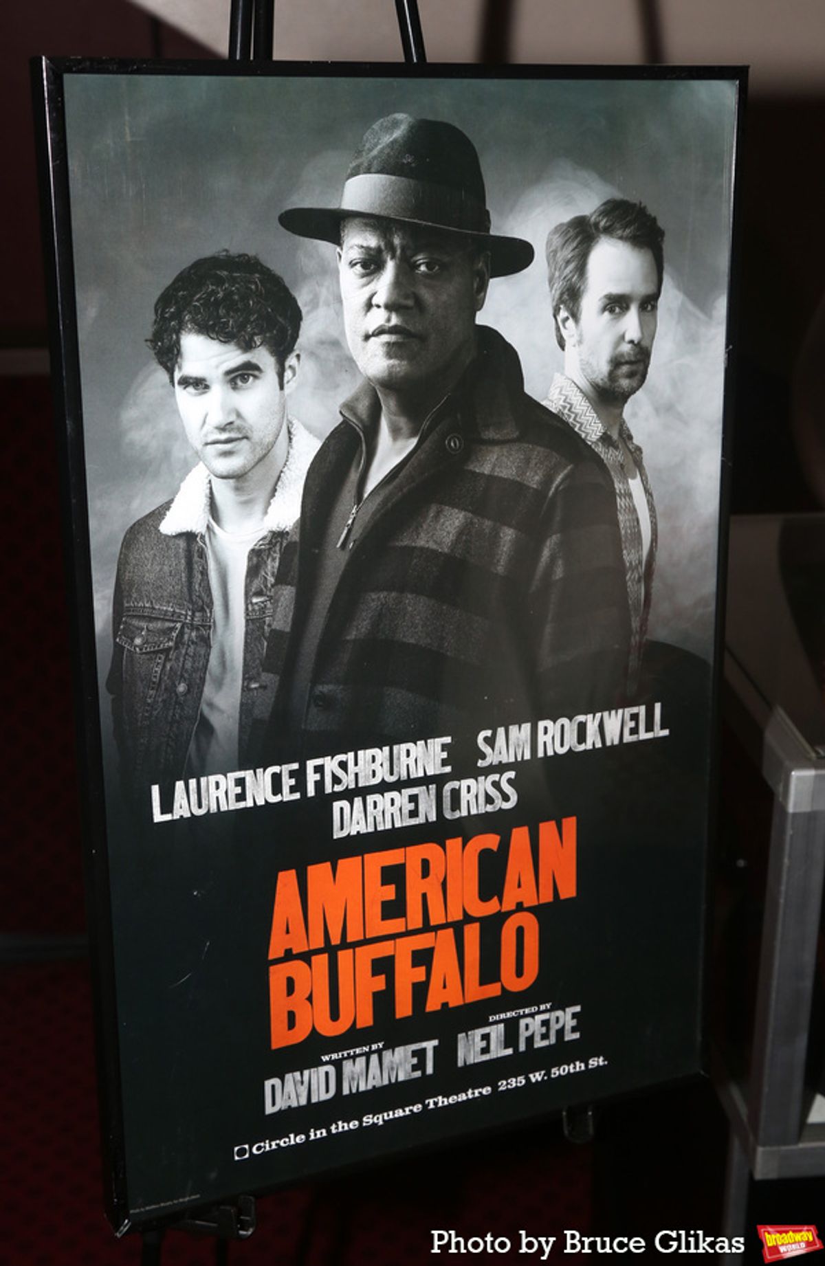 Signage at The Circle in The Square Theater at Photos: On the Opening Night Red Carpet for AMERICAN BUFFALO