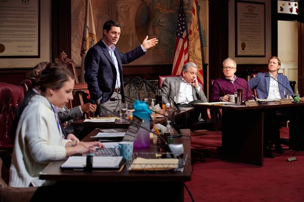 Noah Reid, Jessie Mueller, Jeff Still, Tracy Letts, Cliff  Photo