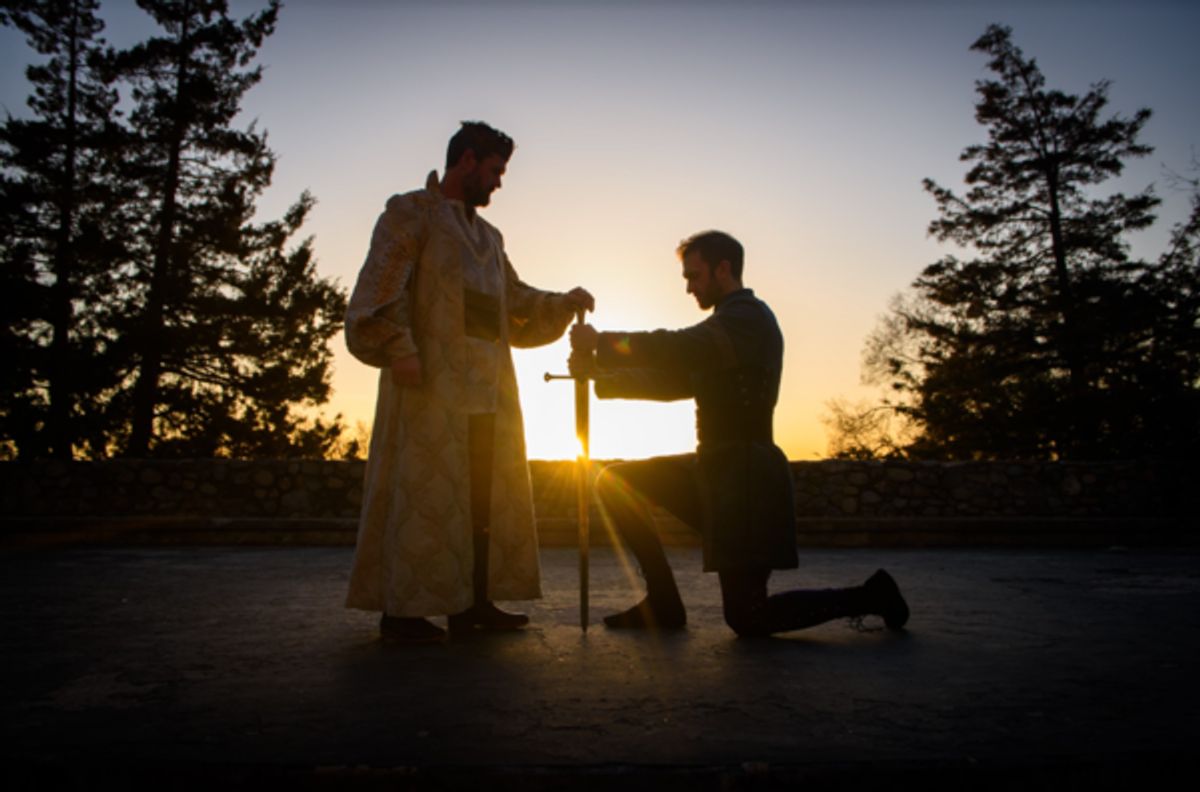 Chris Higbee and Bronson Dameron. at Photos: Inside Look at Hale Center Theater Orem's CAMELOT