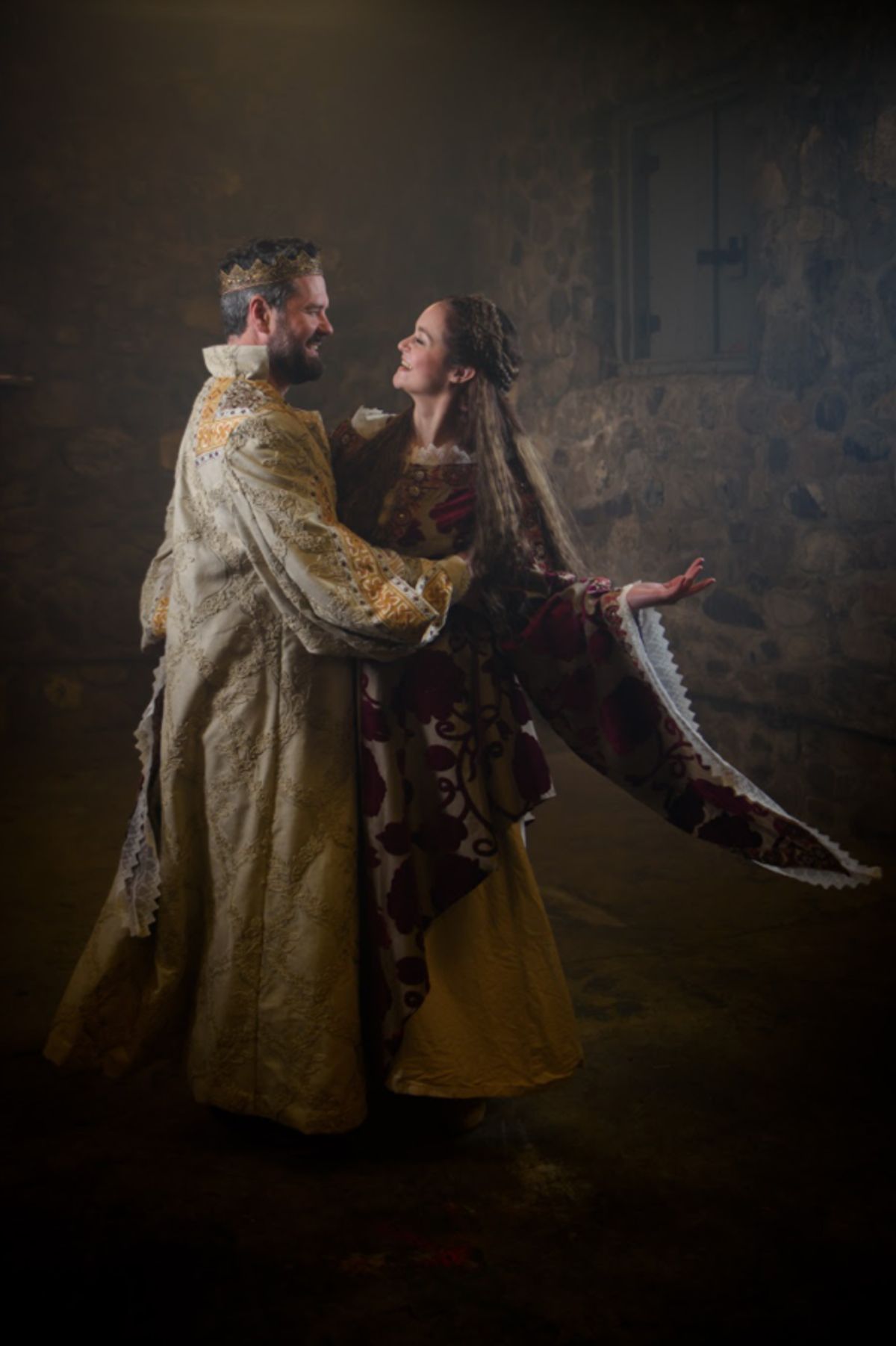 Chris Higbee and Meg Flinders. at Photos: Inside Look at Hale Center Theater Orem's CAMELOT