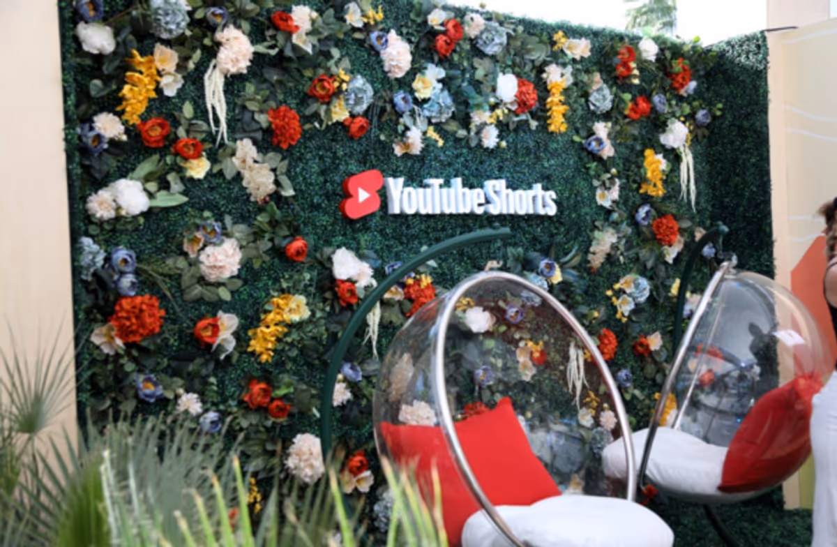 General view of atmosphere at the YouTube Artist Lounge during weekend 1 of Coachella 2022 at Empire Polo Club on April 15, 2022 in Indio, California. (Photo by Anna Webber/Getty Images for YouTube) at Photos: Inside Look at YouTube Presents Front Row Coachella Livestream Event