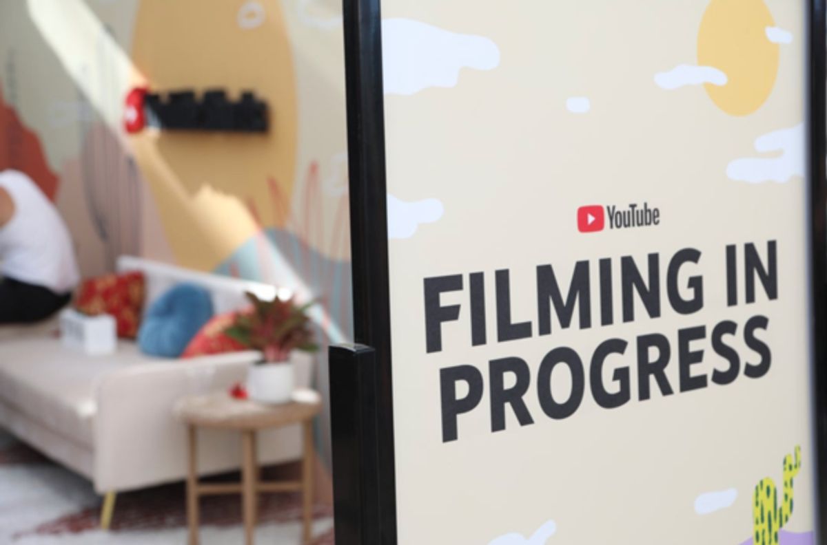 General view of atmosphere at the YouTube Artist Lounge during weekend 1 of Coachella 2022 at Empire Polo Club on April 15, 2022 in Indio, California. (Photo by Anna Webber/Getty Images for YouTube) at Photos: Inside Look at YouTube Presents Front Row Coachella Livestream Event