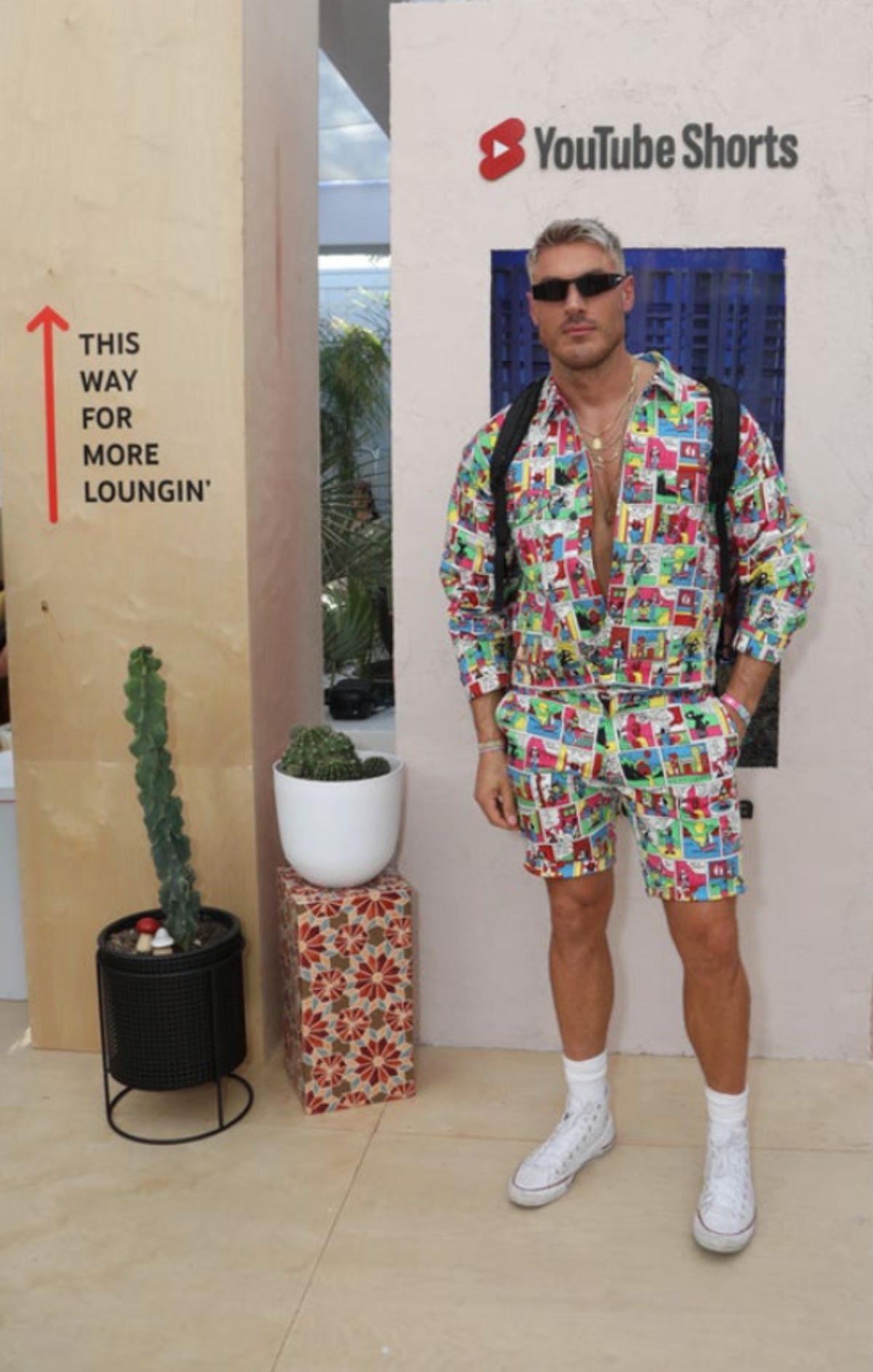 Chris Appleton attends YouTube Artist Lounge during weekend 1 of Coachella 2022 at Empire Polo Club on April 15, 2022 in Indio, California. (Photo by Anna Webber/Getty Images for YouTube) at Photos: Inside Look at YouTube Presents Front Row Coachella Livestream Event