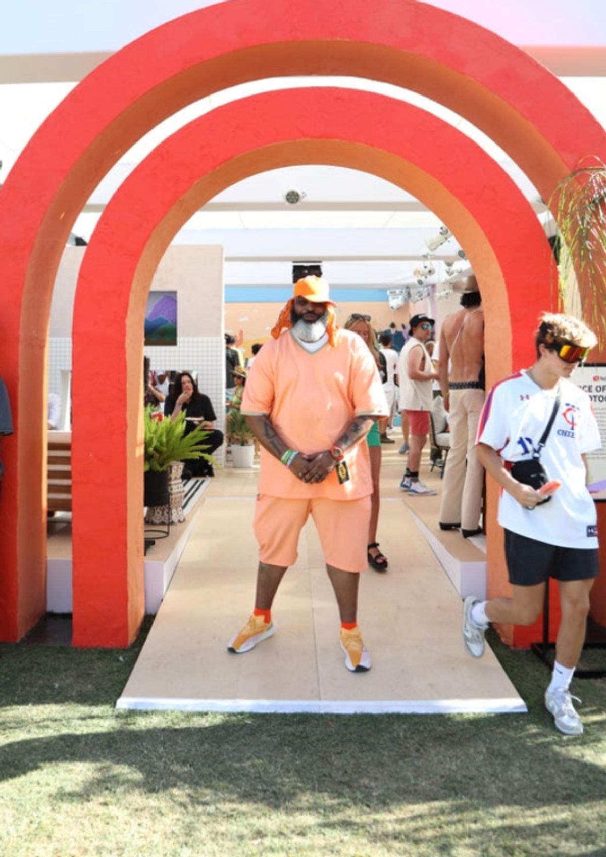 Daymon Patterson attends YouTube Artist Lounge at Weekend 1 of Coachella 2022 - Day 1 at Empire Polo Club on April 15, 2022 in Indio, California. (Photo by Anna Webber/Getty Images for YouTube) at Photos: Inside Look at YouTube Presents Front Row Coachella Livestream Event