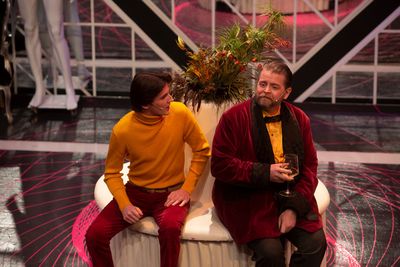 Jamie Bradley as Georges and William Bernier as Jean-Michel Photo