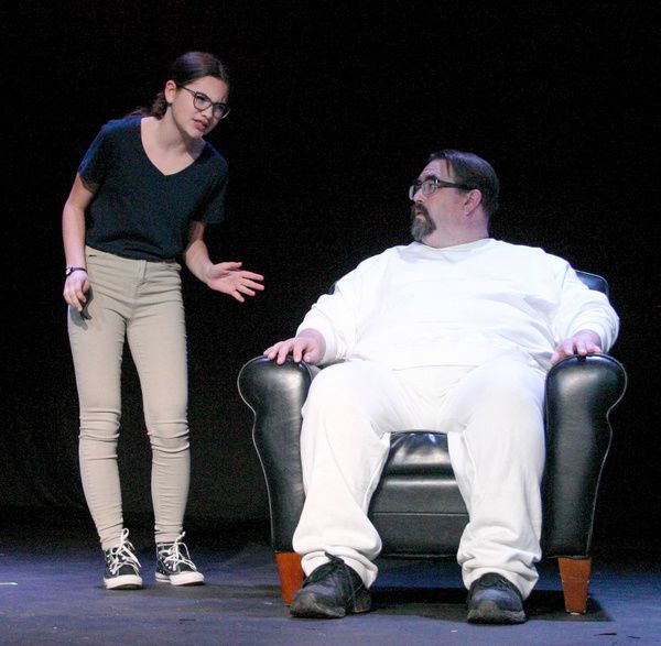 Ellie Gray and Aaron Guest in All the Answers by Mark Cornell Photo