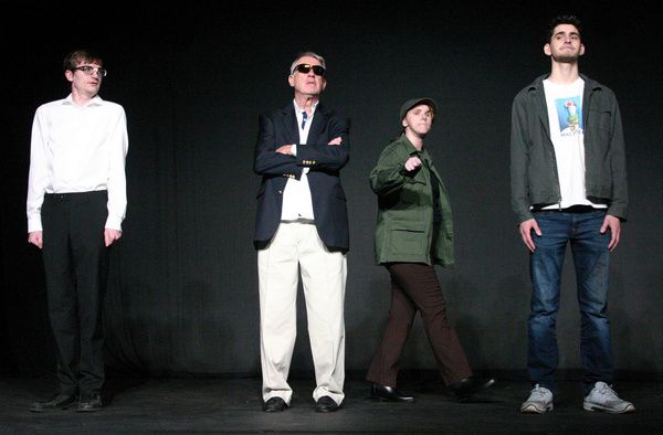 Josh Lightner, John Kasper, Mandee Leigh Howard and Levi Socha in Boyfriend Boot Camp Photo