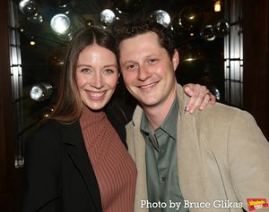 Clare Stone and husband Noah Reid @ BroadwayWorld Clare Stone and husband Noah Reid Photo