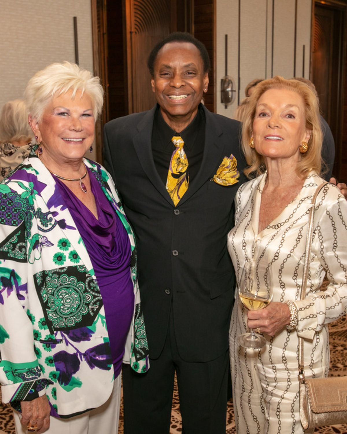 Roe Green, Copeland Davis, Priscilla Heublein at 