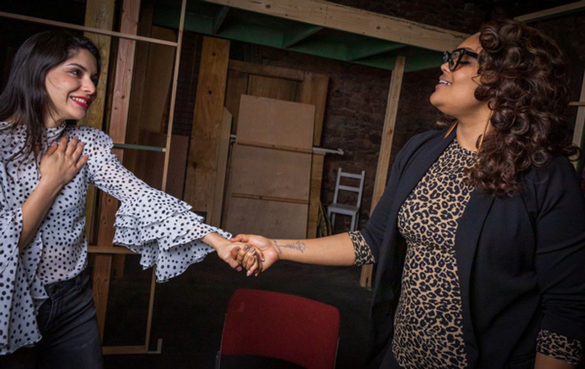 Tamara Rodriguez and Nicole Stacie at Photos: First Look Of GROUP! At Passage Theatre Company