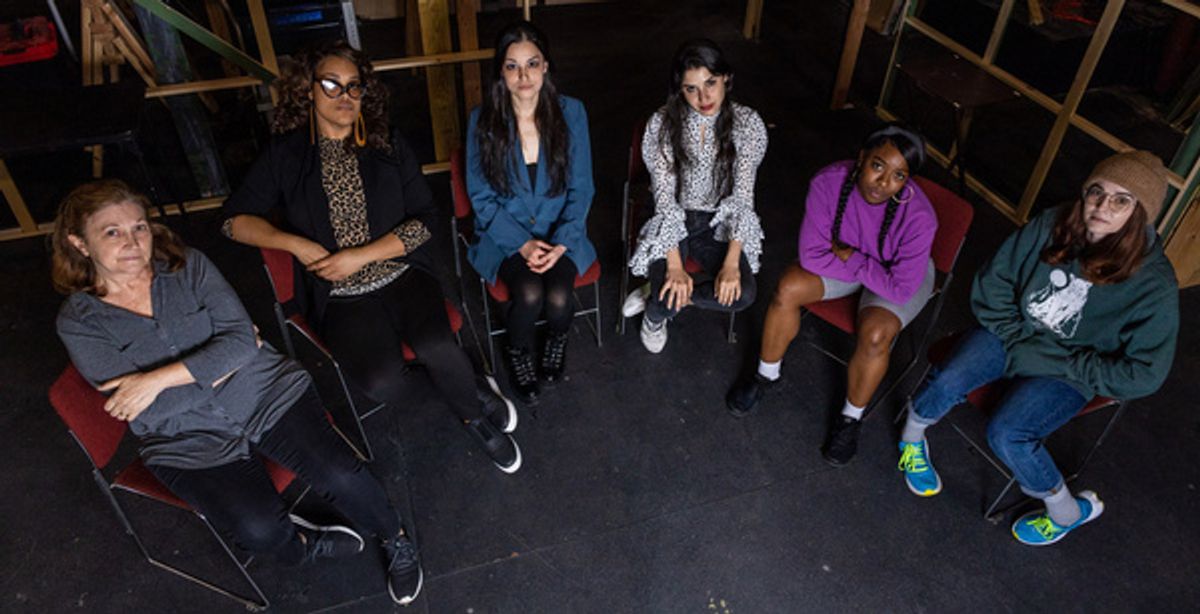 The cast of GROUP! at Passage Theatre at Photos: First Look Of GROUP! At Passage Theatre Company