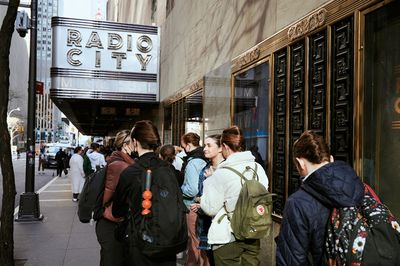 Dancers at the Rockettes auditions Photo