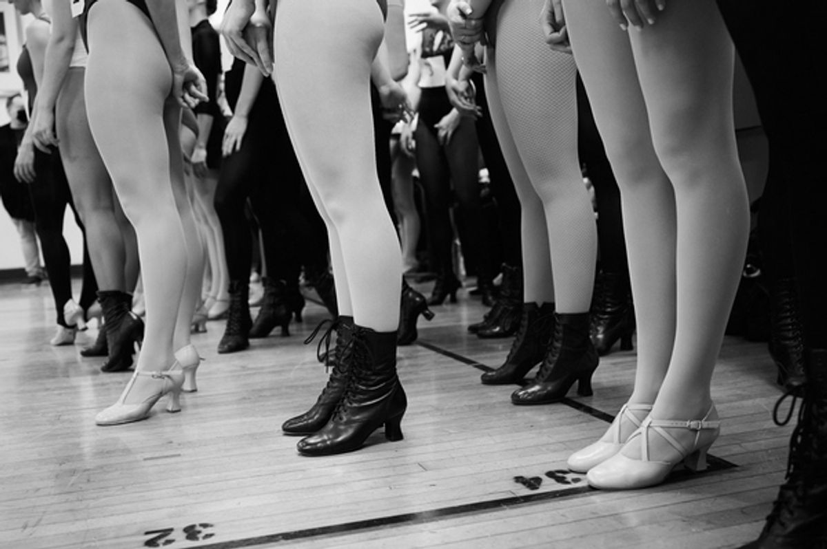 Dancers at the Rockettes auditions at Photos: Inside the Audition Room for The Radio City Rockettes!