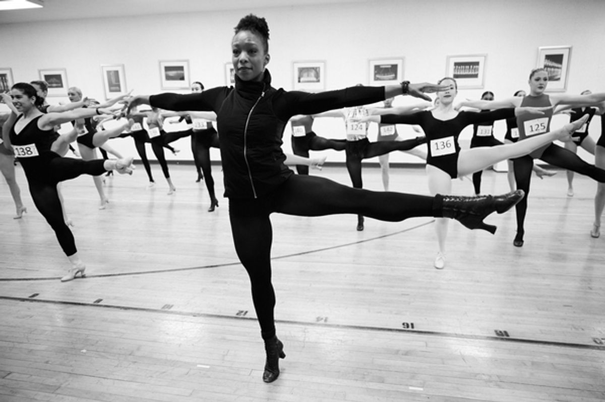 Dancers at the Rockettes auditions at Photos: Inside the Audition Room for The Radio City Rockettes!