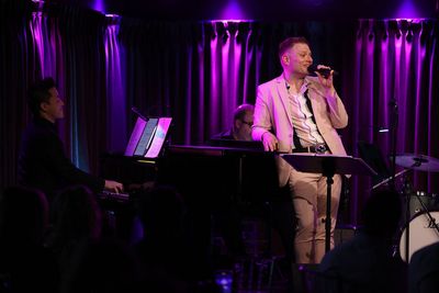Robert Bannon & Musical Director Yasuhiko Fukuoka at   Robert Bannon: Rewind Live at  Photo